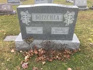 John Eugenia Botzchea headstone Rev